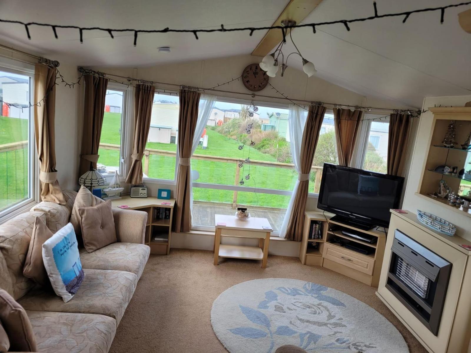 Cosy Caravan Sunbeach Llwyngwril Exteriör bild